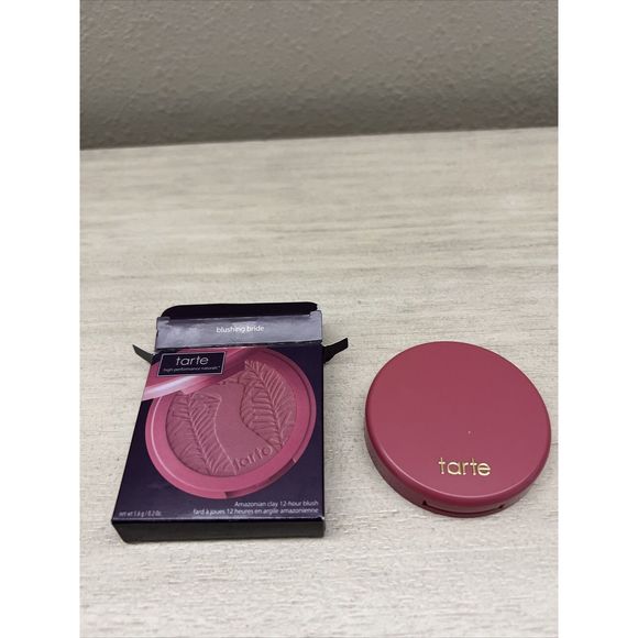 Tarte Amazonian Clay 12 Hour Blush Blushing Bride Full Size 5.6g New In Box - Picture 6 of 7